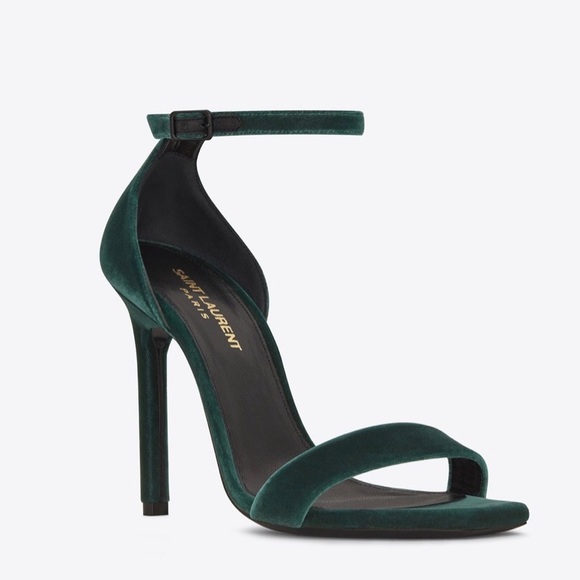 Saint Laurent Shoes - Saint Laurent Amber 105 Ankle Strap Sandal
